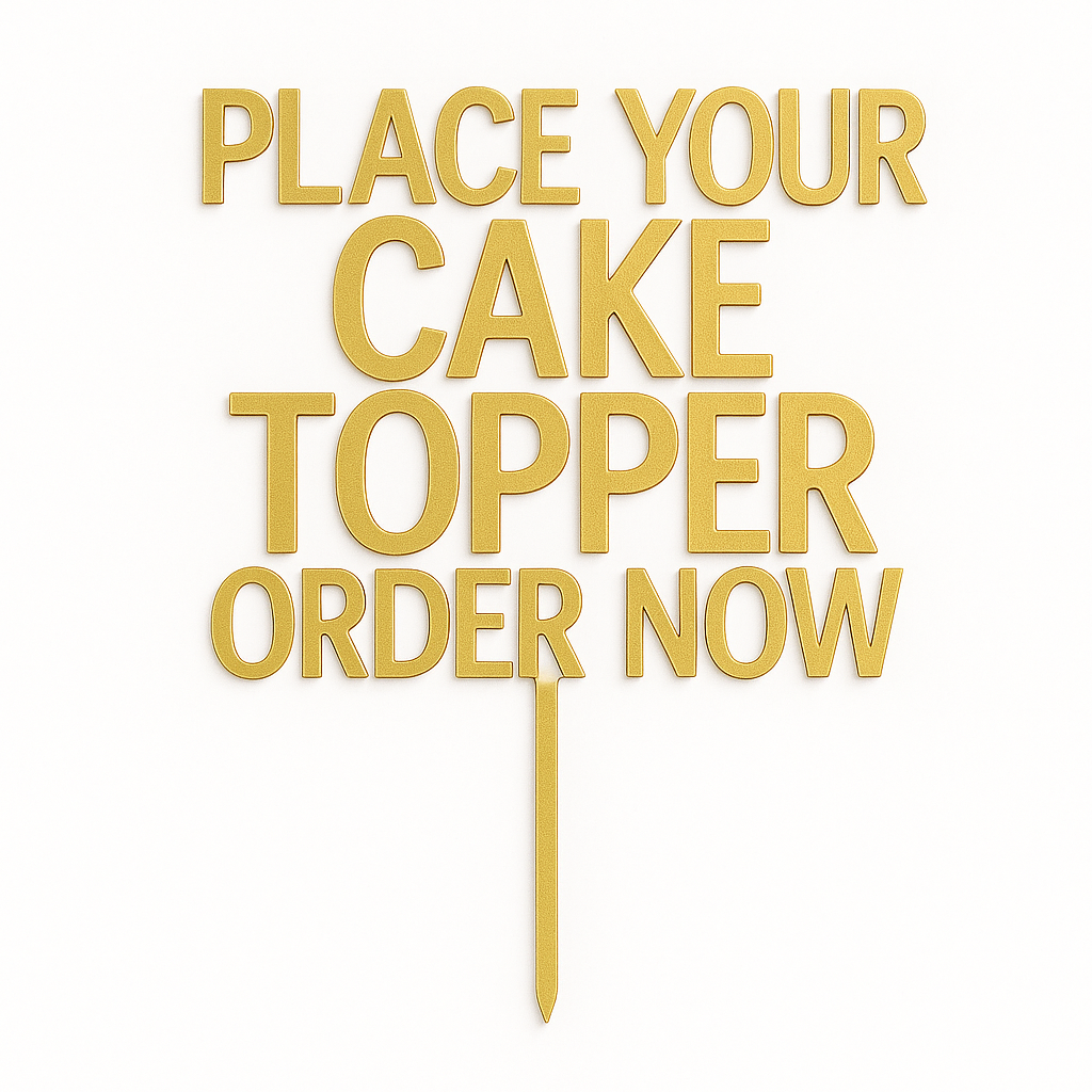 Custom Cake Topper